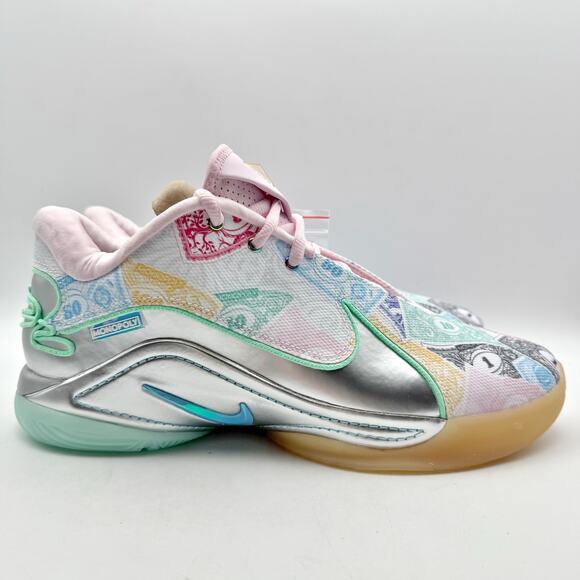 Nike Monopoly LeBron XXII 22 QS Currency Athletic Shoes Mens 10 White Pink NIB main image 12